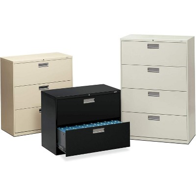 Putty Steel 3-Drawer Lockable Lateral Filing Cabinet
