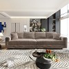 SeaCamel 102.4" Plush Corduroy 4-Seat Sofa - Comfy Cloud Couch, Deep Seat & Pillows, Convertible for Living Room/Bedroom - 2 of 4