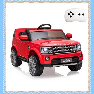 Garvee Kids' 12V Licensed Land Rover Ride-On Car with Remote Control, MP3 Player, LED Lights, Spring Suspension, Ride On Toy for Ages 2–6 - 1 of 4