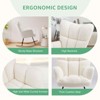 MAYEERTY Teddy Upholstered Modern Glider Rocker High Backrest Reading Chair for Nursery Bedroom Living Room - 4 of 4