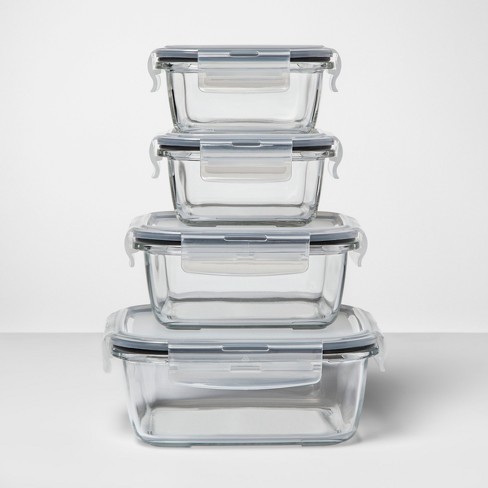 glass food containers asda
