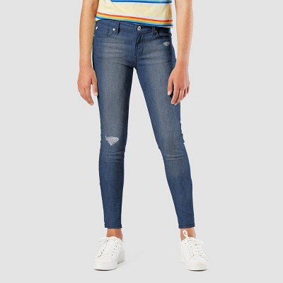 DENIZEN® from Levi's® Girls' Super Skinny Mid-Rise Jeans - Medium Wash 16