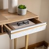 Leni Desk - DSK9003 - Natural/Brass - Safavieh - 3 of 4