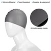 Unique Bargains Silicone Waterproof Non-Slip Adult Swimming Caps 2 Pcs - 4 of 4