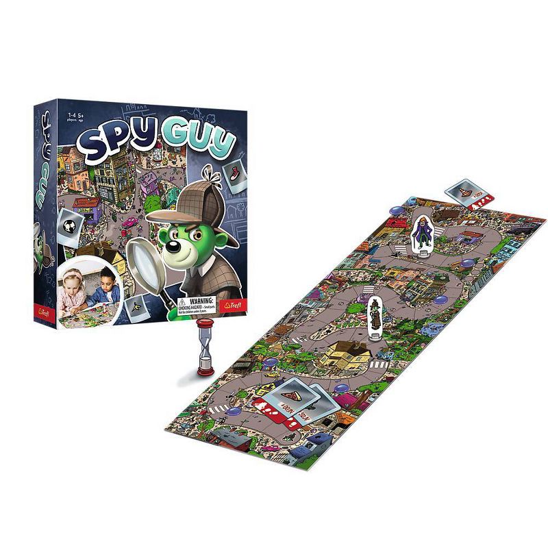 Trefl GamesSpy Guy Game: Cooperative Mystery, 3+ Feet Board, Clue-Finding, 1-4 Players, Creative Thinking, 5 of 6