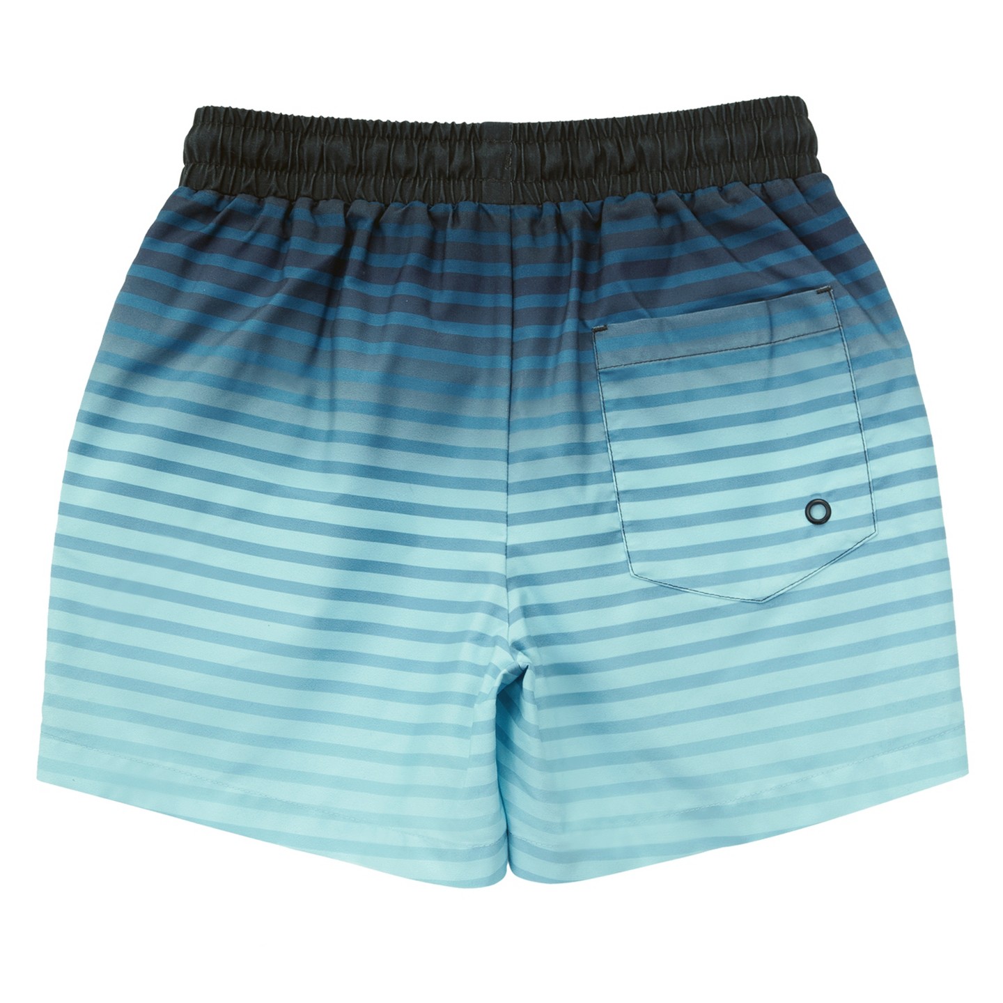 Детские шорты Rokka&Rolla Boys' Swim Shorts with Compression Liner-Blue Stripe, цвет: Синий — фото 2