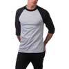 Pro Club Men's Comfort Baseball Tee Crew Neck T-Shirt - 3 of 4
