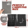 Monster 9 Pocket Trading Card XL Binder - Holofoil Red Album w Side Loading Padded Pockets, Double Sided, Holds 720 Cards, For Sports, Gaming, Kpop - 2 of 4