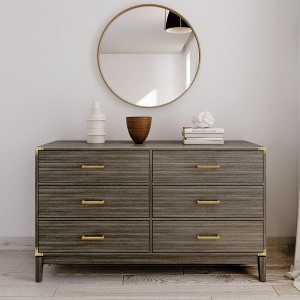 Plank+Beam Solid Wood Contemporary  6-Drawer Dresser - 1 of 4