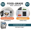 30-Pack 38oz Extra Large & Thick Meal Prep Containers with Lids, BPA-Free - 4 of 4
