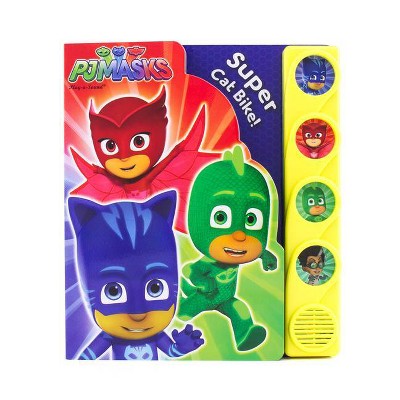 Pj Masks Super Cat Bike! - (Play-A-Sound) by  Pi Kids (Board Book)
