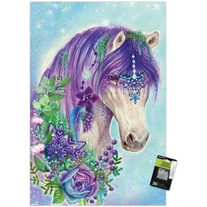 Trends International Sheena Pike - Gypsy Violet Horse Unframed Wall Poster Prints - 1 of 4