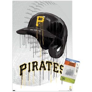 Trends International MLB Pittsburgh Pirates - Drip Helmet 22 Unframed Wall Poster Prints - 1 of 4
