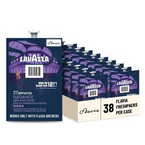 Flavia Lavazza Momento Elegance 12 oz Coffee Freshpacks works only with Flavia Aroma Brewer, Dark Roast (Case of 38) - 1 of 4