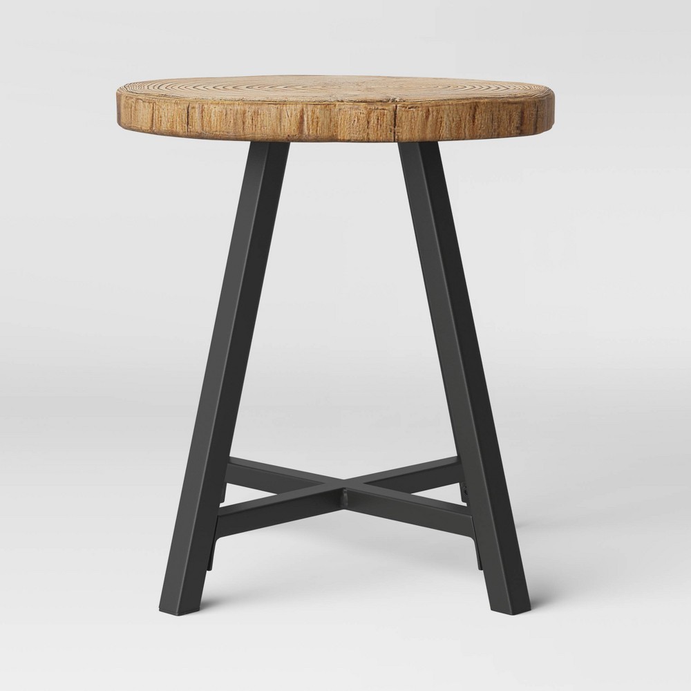 Faux Wood Patio Side Table - Brown - Project 62 was $89.0 now $44.5 (50.0% off)