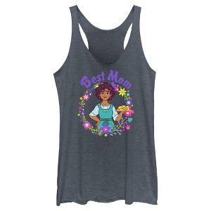 Women's Encanto Julieta Best Mom Circle Racerback Tank Top - 1 of 4