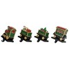 Northlight Set of 4 Merry Christmas Train Stocking Holders 5" - 3 of 4