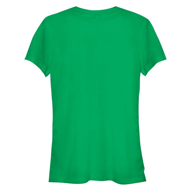 Juniors Womens Justice League St. Patrick's Day Martian Manhunter Good to be Green T-Shirt, 3 of 5