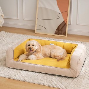 FUNNY FUZZY XXL Dog Bed - Luxury Faux Fleece Dog Sofa Bed for Giant Dogs - 1 of 1