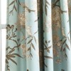 2pk 52"x108" Light Filtering Botanical Garden Curtain Panels Blue - Lush Décor - 3 of 4