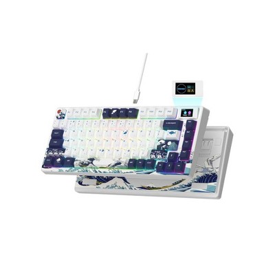 Evo Bytes White 75% Mechanical Gaming Keyboard