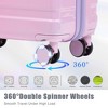 MAYEERTY 3-Piece Luggage Set (20"/24"/28") - PP Spinner Wheels, Carry-On, Matching Color, Combination Lock - 4 of 4