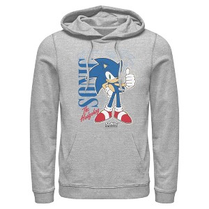 Mens Sonic the Hedgehog Thumbs Up Lightweight Hoodie - 1 of 4