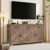 Vipbear 65 "Large buffet storage cabinet, farmhouse kitchen cutlery cabinet buffet, 3 drawers and 4 doors, living room storage cabinet - 4 of 4