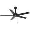 Airsurfer 52" Vintage Ceiling Fan with 5 Plywood Blades,3 Speed Reversible Motor Indoor Ceiling Fan for Livingroom - 4 of 4