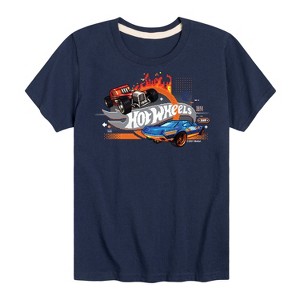 Boys' - Hot Wheels - 8 Bit Game Cars Short Sleeve Graphic T-Shirt - 1 of 3
