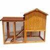 Bencmate Spacious Two ,Tier Design Chicken Coops Rabbits for Playground Garden, Brown, (55.5"*17.7"*33") - 3 of 3