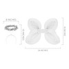 Darware Angel Wings and Halo Sets; Dress up Costumes for Christmas Pageants, Halloween, and More - 3 of 4