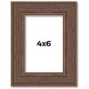 PosterPalooza | 4x6 Wide Barnwood Picture Frame, UV Acrylic, 6 Finishes - Grey, Brown, White, and Black - 2 of 4