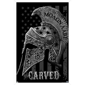 Trends International Jim Baldwin - Carved Helmet Framed Wall Poster Prints - 1 of 4