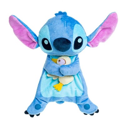 Disney Stitch Snuggle Stuffed Animal 9.8" Inch Security Blanket Toy