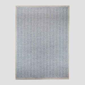 5'3"x7' Spectrum Outdoor Rug Blue - Threshold™ - 1 of 4