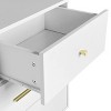 NicBex 6-Drawer Chest of Drawers with Golden Handles & Steel Legs, Large Drawers for Ample Storage, Modern Design for Bedroom/Living Room - 4 of 4