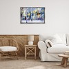 Stupell Industries Autumn Birch Trees Snowy Forest Floating Frame Canvas Art, Gray, 31" x 21" - 3 of 4