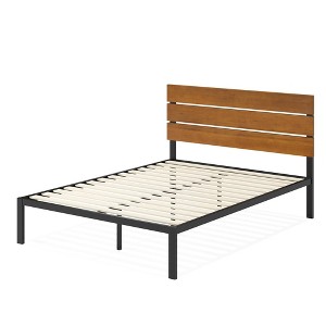 Paul Metal Platform Bed Frame Natural -ZINUS - 1 of 4