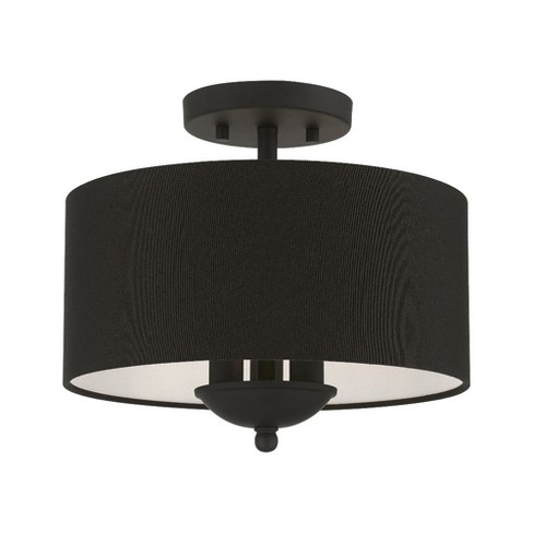 Livex Lighting Birchwood 3 - Light Semi-Flush Mount in  Black - image 1 of 1