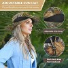 Solaris Sun Hat with Ponytail Hole for Women Girl, UV Protection 50+ Casual Outdoor Garden Hiking Camping Beach Sun Hats - 4 of 4