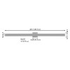 JONATHAN Y Vara Modern Minimalist Indoor/Outdoor Metal 350-Degree Rotate Dimmable Integrated Linear LED Wall Sconce - 4 of 4