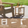 Arceso Outdoor Side Table, 2-Tier HDPS Patio End Table Weather Resistant, Morden Side Table for Patio, Pool, Porch - 4 of 4