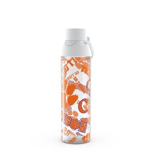 NCAA Clemson Tigers Tervis All Over Venture Water Bottle - 24oz: Flip-Top Lid - 1 of 4