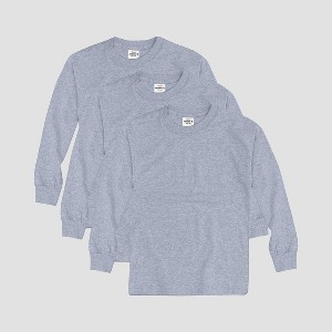 Hanes Kids' Comfort Soft 3pk Long Sleeve T-Shirt - 1 of 2