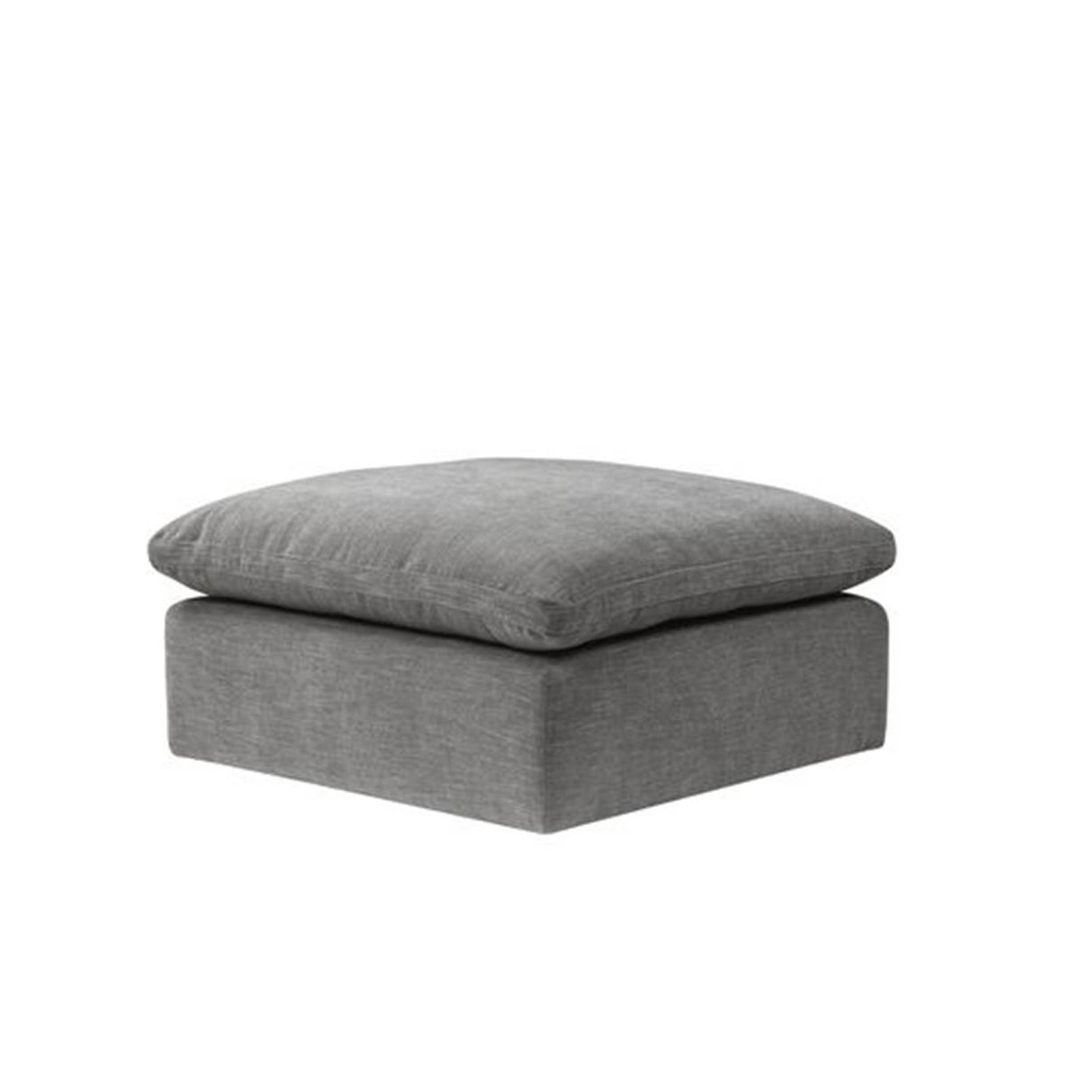 37" Naveen Ottoman and Bench Gray Linen - Acme Furniture - thumbnail 4