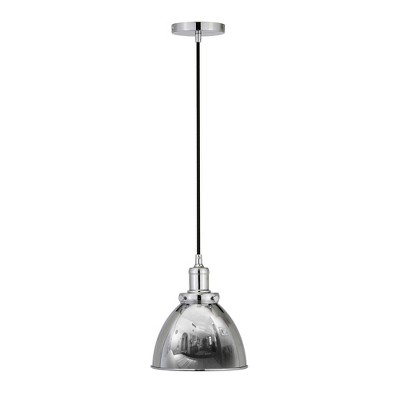 Hudson and Canal 8" Wide Pendant with Metal Shade