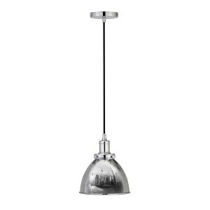 Hudson and Canal 8" Wide Pendant with Metal Shade - 1 of 4