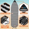 SUN CUBE Surfboard Sock Cover, Surf Bag for Surfing Board, Protective Stretchy Sock Sleeve Longboard Hybrid Shortboard - 2 of 4