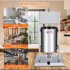 Sausage Stuffer, Manual 11LBS/5L Sausage Maker Machine, Meat Stuffer, Stainless Steel Heavy Duty Sausage Filler with 5 Stuffing Tubes - 4 of 4